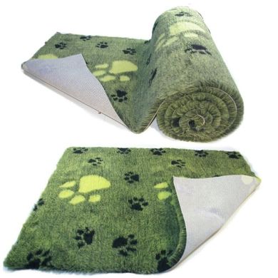 Прочный коврик Vetbed Big Paws зеленый, 80х100 см