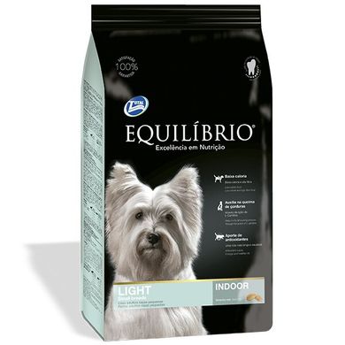 Сухой низкокалорийный суперпремиум корм Equilibrio Light All Breeds для собак мини и малых пород 2 кг