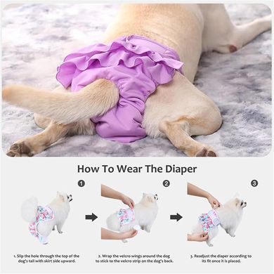 Многоразовый подгузник для сук Dog Ladies Diapers 03, L