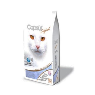 Кварцевий наповнювач Capsull Original (baby powder) для туалетів котів, 1,8 кг