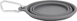 Силіконова складна дорожня миска Derby Collapsible silicone pet bowl, серый, 400 мл