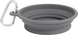Силіконова складна дорожня миска Derby Collapsible silicone pet bowl, серый, 400 мл