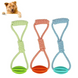 Інтерактивна іграшка для собак Derby Dog Rope Toy with Ball and Handle, Помаранчевий