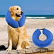 Захисний надувний нашийник для собак Derby Inflatable Cat Dog Elizabeth Collar, Black white glid, L, 38-50 см
