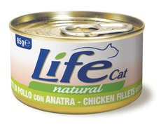 Консерва для котов LifeNatural Курица с уткой (chicken with duck), 85 г, 85 г