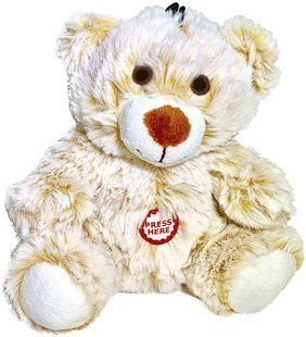 Интерактивная мягкая игрушка для собак Pet Qwerks Dog Squeak Toys "Growling Bear"