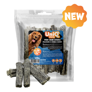 Лакомство для собак UniQ PETS Палочки из рыбьей кожи 500 г