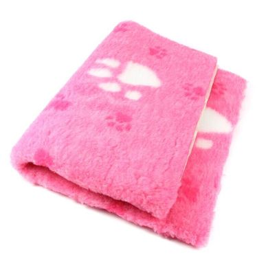 Міцний килимок Vetbed Big Paws рожевий, 80х100 см