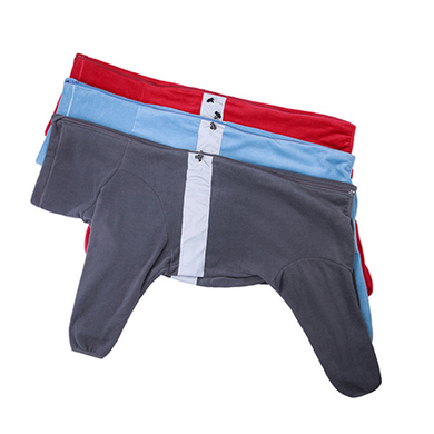 Флісовий комбінезон з високим коміром Wan talk Warm Fleece Dog Overalls, Grey, 59 см, 66 см, S