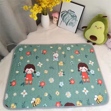 Многоразовая пеленка Pelushka Meadow Friends, 100х120 см