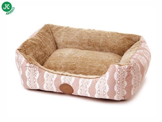 М'яке ліжко для собак JK Animals Furry, 60х50х20 см, M