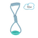 Інтерактивна іграшка для собак Derby Dog Rope Toy with Ball and Handle, Блакитний