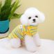 Флисовый свитер Derby Yellow Stripe для собак, кошек, щенков, 40 см, 52 см, 35 см, 2XL
