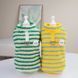 Флисовый свитер Derby Yellow Stripe для собак, кошек, щенков, 40 см, 52 см, 35 см, 2XL
