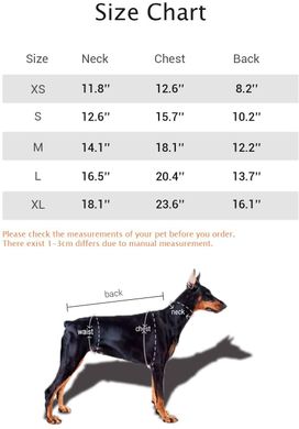 Теплая куртка для маленьких пород собак в клетку, 31 см, 50 см, 46 см, M