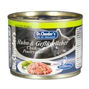 Консерви для котів Dr.Clauder's Selected Pearls Chicken & Poultry Liver з куркою та печінкою, 200 г