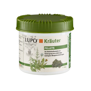 Мультивітамінний комплекс для собак LUPO Krauter Pellets, 375 г, Пеллети