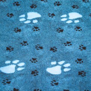Міцний килимок Vetbed Big Paws бірюзовий, 80х100 см