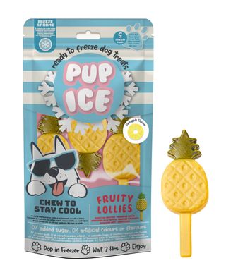 Мороженое для собак Pup Ice Fruity Lollies Pineapple S 3 шт., 90 г, 3 шт., Small