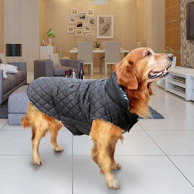 Зимовий водонепроникний двохсторонній жилет в клітинку Derby Plaid Green в британському стилі, 26 см, 34-40 см, 28 см