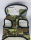 Утепленная жилетка для собак TEDI Camo с капюшоном, S