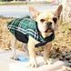 Зимовий водонепроникний двохсторонній жилет в клітинку Derby Plaid Green в британському стилі, 26 см, 34-40 см, 28 см
