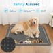 Летняя охлаждающая подстилка для собак Derby Ice Silk Summer Pet Cooling Mat Dogs Smile, 85х120 см