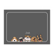 Летняя охлаждающая подстилка для собак Derby Ice Silk Summer Pet Cooling Mat Dogs Smile, 85х120 см