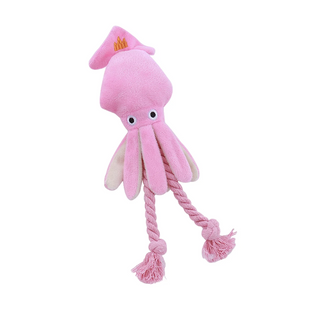 Мягкая игрушка для собак Derby Octopus Shape Dog Plush Toy with Cotton Rope