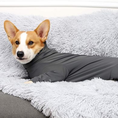 Комбінезон для відновлення собак Derby Pet Recovery Suite, Black, 73 см, 86 см, 48 см, 3XL