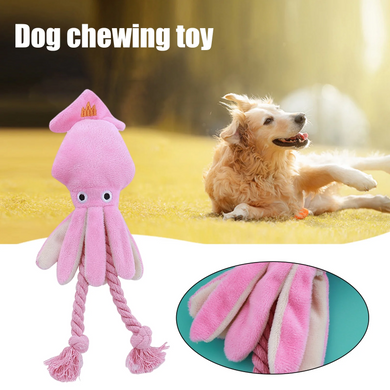 М&rsquo;яка іграшка для собак Derby Octopus Shape Dog Plush Toy with Cotton Rope