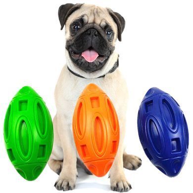 Футбольный мяч для собак Derby Football Shaped Dog Toy, Синий