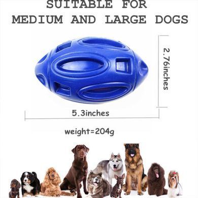 Футбольный мяч для собак Derby Football Shaped Dog Toy, Синий