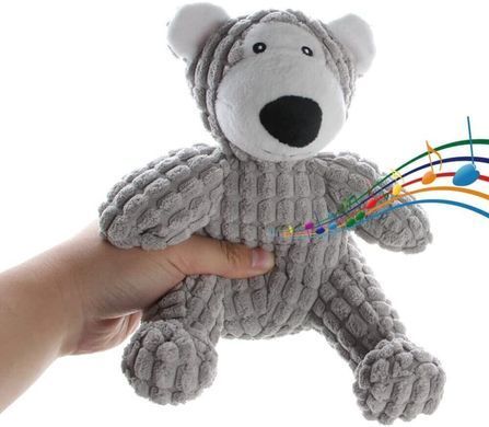 М'яка іграшка для собак IFOYO Bear з пищалкою
