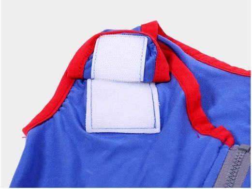Боді, піжама або післяопераційна попона для собак Holly HLPC-0059 Blue, 28-35 см, S