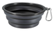Силіконова складна дорожня миска Derby Collapsible silicone pet bowl, Черный, 400 мл
