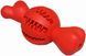 Іграшка для жування та закладки ласощів Derby Bone Shape Dog Chew Toy, Червоний, Small