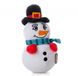 Новогодня плюшевая игрушка JK Animals Снеговик для собак с пищалкой