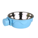 Миска з кріпленням до клітки/вольєру Derby Fixable Pet Bowl, Блакитний, L, 450 мл
