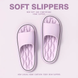 Шльопанці Casual Home Teddy Bear Slippers, light purple, 36/37, 22 см