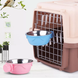 Миска з кріпленням до клітки/вольєру Derby Fixable Pet Bowl, Блакитний, L, 450 мл