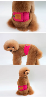 Багаторазовий підгузок для кобелів Pet Dresses up Dogstyle Pink, XL, 51-58 см