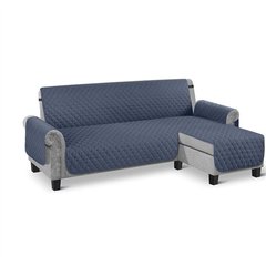 Высококачественный водонепроницаемый чехол на угловой диван Modern Sofa Cover, серый, 196х166 см