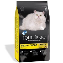 Cухой суперпремиум корм Equilibrio Cat Adult Long Hair для взрослых длинношерстных котов 500 г