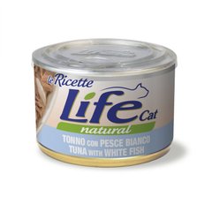 Консерва для котов LifeNatural Тунец с белой рыбой (tuna with white fish), 150 г, 150 г