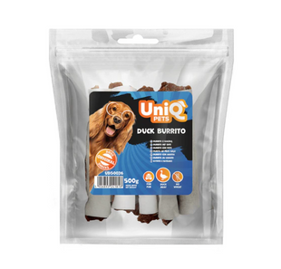 Лакомство для собак UniQ PETS Утиное бурито 500 г, 500 г