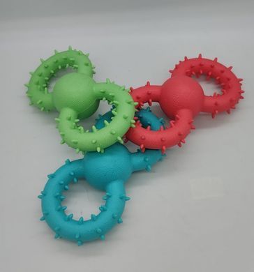 Жувальна іграшка для собак Bonny figure 8 bone-piercing, Блакитний