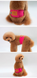 Багаторазовий підгузок для кобелів Pet Dresses up Dogstyle Pink, XL, 51-58 см