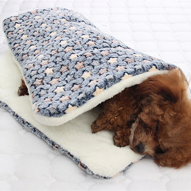 Плед для домашних животных Soft Pet Bed Cushion, Blue Small Star, 60х80 см