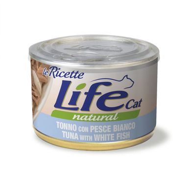 Консерва для котов LifeNatural Тунец с белой рыбой (tuna with white fish), 150 г, 150 г